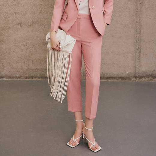 EITIE爱特爱春季新款通勤时尚百搭西装裤女7305012 商品图1