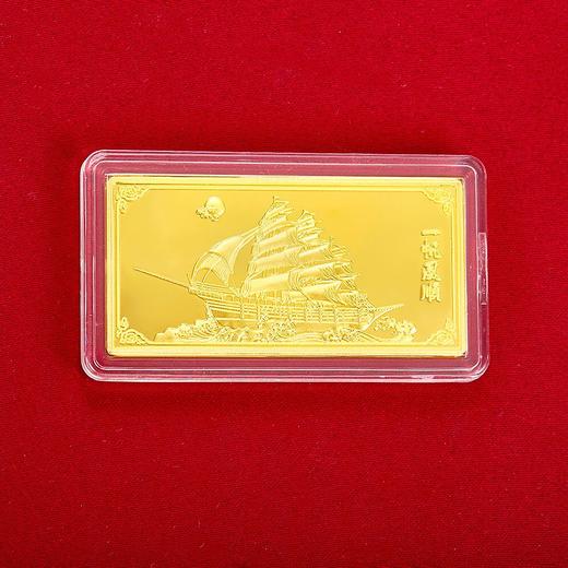 【限时克减150元】【1克】足金999.9 一帆风顺金条1g（配亚克力盒）(YDJT00001-01)（预售产品下单后不退款不退货不换货不补差价） 商品图1