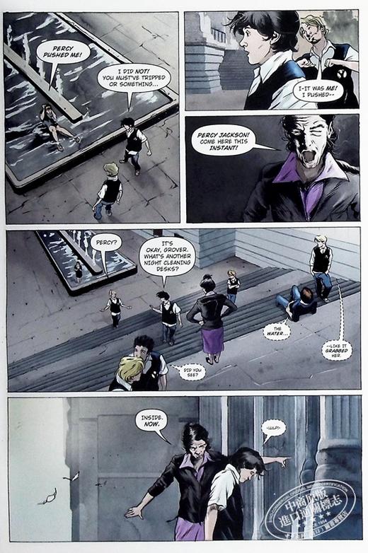 预售 【中商原版】波西杰克逊与神火之盗 英文原版 The Lightning Thief Rick Riordan 奇幻与科幻 流行小说 图像小说 商品图4