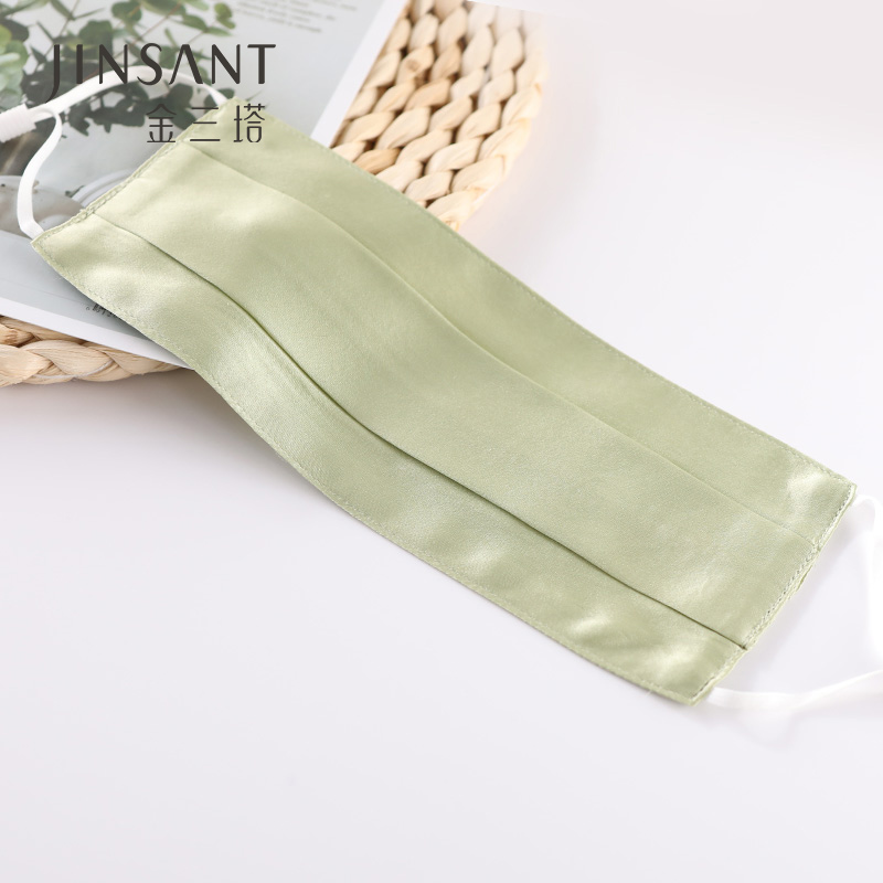 【金币兑换】金三塔舒适100%桑蚕丝纯色透气口罩单个装（兑换商品不支持退换）   JJ028