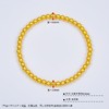 足金999.9 #小红书 古法传承黄金足金小圆珠手串(大珠4.5-5mm，小珠3.5-4mm)（周长约16cm）(GFSCW00006)补差价）预售产品下单后不退款不退货不换货不补差价 商品缩略图4