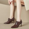 尖头细跟高跟鞋窝窝鞋，裸靴辣妈性感单鞋子QS&9932【预售5天】 商品缩略图3