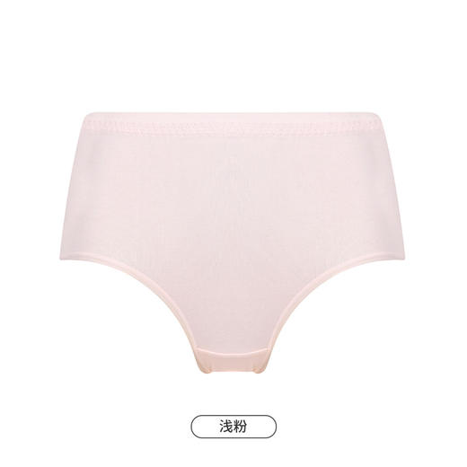 都市丽人基础系列宽版包覆内裤女棉质女士内裤中腰三角内裤LK42A2 商品图3