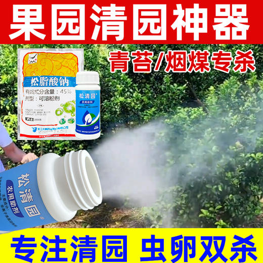 果树青苔烟煤专杀大鹏松脂酸松清园柑橘杨梅介壳蚧壳虫矢尖蚧粉蚧 商品图1