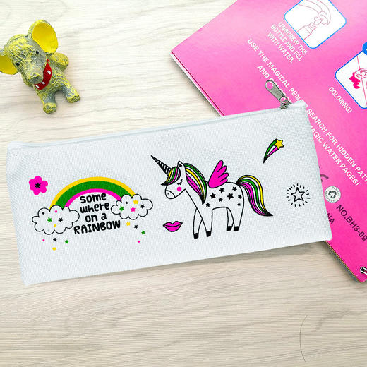 【9.9/任选2件！】儿童卡通帆布笔袋小学生笔袋，可爱文具袋简约铅笔袋牛津布笔袋，小身材大容量，满足更多储存空间！ 商品图12