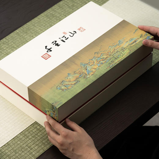 【中国礼瓷❗️千里江山茶具套装】一杯茶，一世界，用心沏一壶人生。日式粗陶茶具套装陶瓷定印制简约茶具全套功夫茶具伴手礼新年礼盒年货礼盒 商品图2