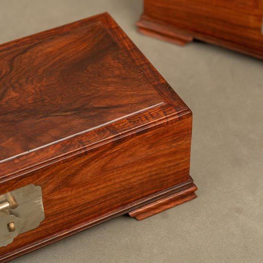 黄花梨独板文房盒（一对） 商品图2