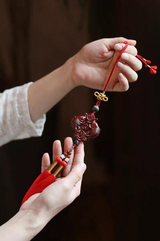 年年有余°紫檀挂件 商品图4