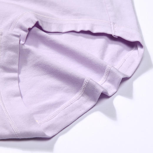 都市丽人基础系列宽版包覆内裤女棉质女士内裤中腰平角内裤LK45A3 商品图6