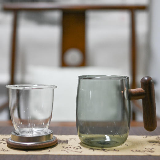 羽诗制造出品 知书达理套装笔记本高硼硅玻璃杯文创礼盒 商品图1