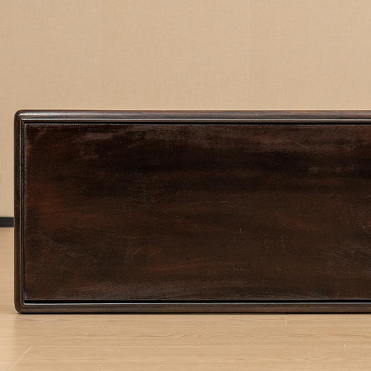 清 红木圆材拦水线如意卡子花香几 商品图1