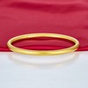 【限时克减150元】足金 【精品】3D硬金空心(面宽约4.3-4.5mm)仿古法素圈固口手镯(N3DSZ00046)预售产品下单后不退款不退货不换货不补差价） 商品缩略图0