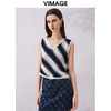 VIMAGE纬漫纪夏季新款显瘦休闲无袖针织衫V2101711 商品缩略图3