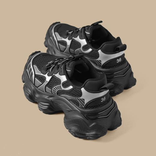 品质好货 | Safiya/索菲娅2023秋冬百搭复古保暖增高千禧风老爹鞋 SF33112741 商品图5