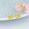 【限时克减150元】足金999 (足金999字印)5G黄金镂空蝴蝶结耳钉(5GES00367)（预售产品下单后不退款不退货不换货不补差（预售产品下单后不退款不退货不换货不补差 商品缩略图0