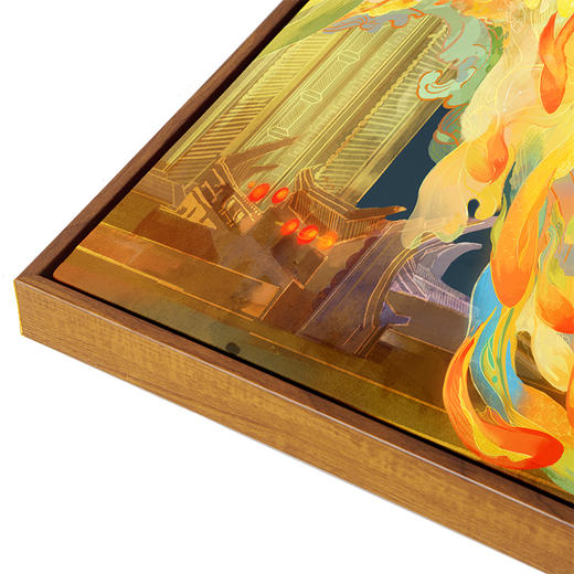 多喜爱数码布艺装饰画 新年特别款 锦鲤化龙cs 商品图3