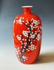 高温中华红颜色釉梅花赏瓶 商品缩略图0
