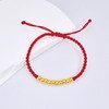 【限时7.5折】【定价黄金】足金 #儿童/宝宝 3D硬金十全十美圆珠(约3.8mm)宝宝红绳调节成品手串(AA3DSC00164)（预售产品下单后不退款不退货不换货不补差价） 商品缩略图0