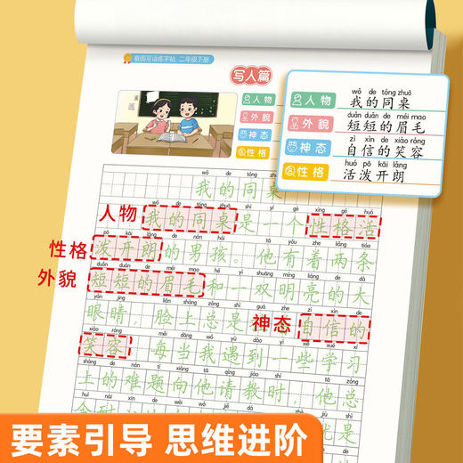 书行看图说写话练字帖 商品图2