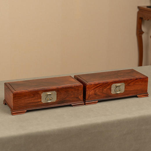 黄花梨独板文房盒（一对） 商品图4