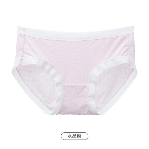 都市丽人健康木代尔系列纤柔绵内裤女锦提花女士内裤低腰平角内裤LK45B3 商品图10