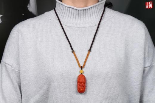 南红【瑞龙戏珠】吊坠 配精美编织挂绳 商品图4