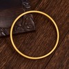 【限时克减150元】足金999.9 【油亮实心】古法传承(面宽约2.4-2.6mm)古法光圈古法素圈固口古法手镯(GFSZW00020-06)（预售产品下单后不退款不退货不换货不补差价） 商品缩略图0