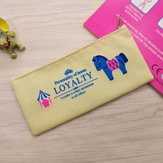 【9.9/任选2件！】儿童卡通帆布笔袋小学生笔袋，可爱文具袋简约铅笔袋牛津布笔袋，小身材大容量，满足更多储存空间！ 商品图7