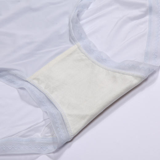 都市丽人基础系列薄透丝滑内裤女锦纶女士内裤速干中腰平角内裤LK45C2 商品图5