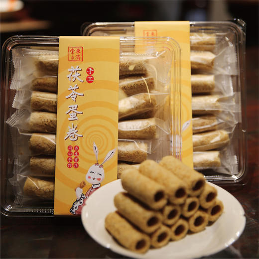 东济堂手工茯苓鸡蛋卷层层松 脆 香酥到掉渣 28支/盒 商品图0