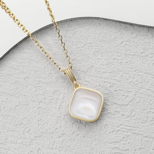 Ancient Rome古罗马时期 | 方形白贝项链 商品图1