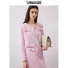 VIMAGE纬漫纪春季新款气质高级感小香风通勤显瘦短外套V2103710 商品缩略图1