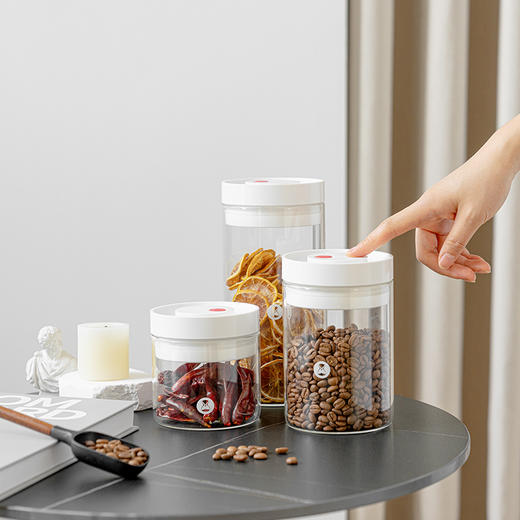 新款泰摩咖啡真空玻璃密封罐 商品图0