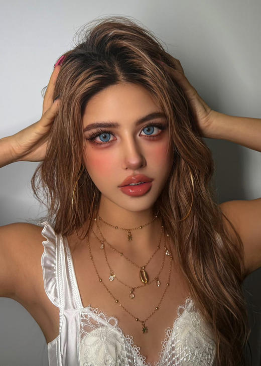 【中直径】Kitty Sundae-冰岛废墟14.2mm【月抛 0-800度 无525/575】 商品图6