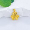 【限时7.5折】【定价黄金】足金999 5G黄金CNC影底吊坠鱼鳞LOVE三叶草吊坠(AG5GDZ00138)（预售产品下单后不退款不退货不换货不补差价）（预售产品下单后不退款不退货不换货不补差价） 商品缩略图0