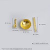 【限时克减150元】足金999 金碗筷三件套百福吉祥富贵摆件礼盒（配精美包装/手提袋、NGTC国检证书）(ATBJ00024)（预售产品下单后不退款不退货不换货不补差价） 商品缩略图4