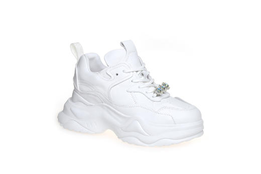 豪麟名鞋奥莱迪嘉女鞋时尚老爹鞋牛皮革DJJGA41WX009白色  原价1960元 商品图0