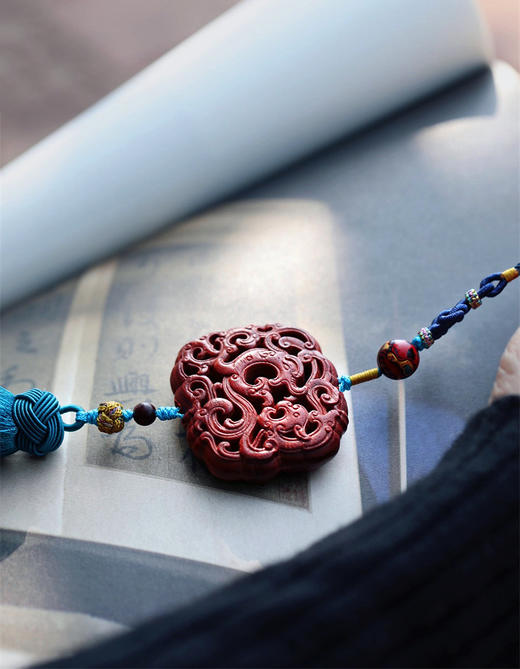 4.8cm 凤凰来仪°紫檀车挂 商品图5