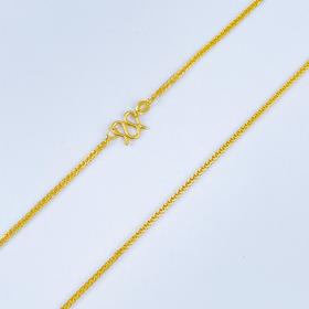 【限时克减128元】足金999 (足金999字印)5G黄金肖邦链项链(5GXL00054)（预售产品下单后不退款不退货不换货不补差价）（预售产品下单后不退款不退货不换货不补差价）