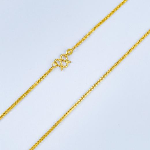 【限时克减128元】足金999 (足金999字印)5G黄金肖邦链项链(5GXL00054)（预售产品下单后不退款不退货不换货不补差价）（预售产品下单后不退款不退货不换货不补差价） 商品图0