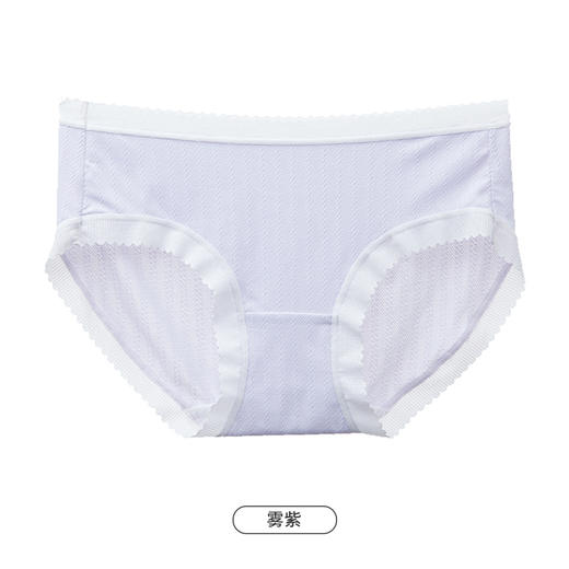 都市丽人健康木代尔系列纤柔绵内裤女锦提花女士内裤低腰平角内裤LK45B3 商品图11