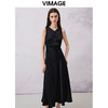 VIMAGE纬漫纪夏季新款气质收腰显瘦无袖连衣裙V2177701 商品缩略图3