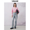 VIMAGE纬漫纪春季新款简约短款衬衫上衣V2109703 商品缩略图1