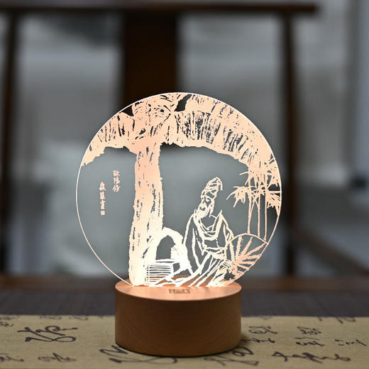 羽诗制造出品 光影成诗套装充电宝夜灯数据线盒文创礼盒 商品图3