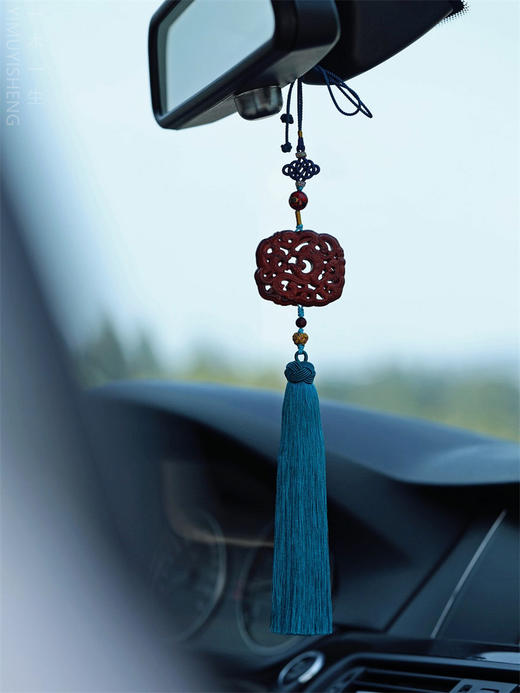 4.8cm 凤凰来仪°紫檀车挂 商品图6