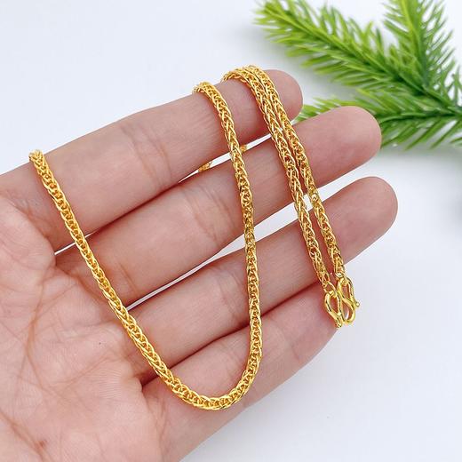 【限时克减150元】足金999.9 方肖邦链项链(XL00013-05)预售产品下单后不退款不退货不换货不补差价 商品图2