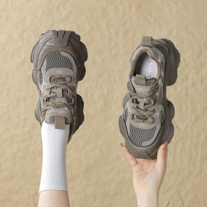 品质好货 | Safiya/索菲娅2023秋冬百搭复古保暖增高千禧风老爹鞋 SF33112741 商品图1