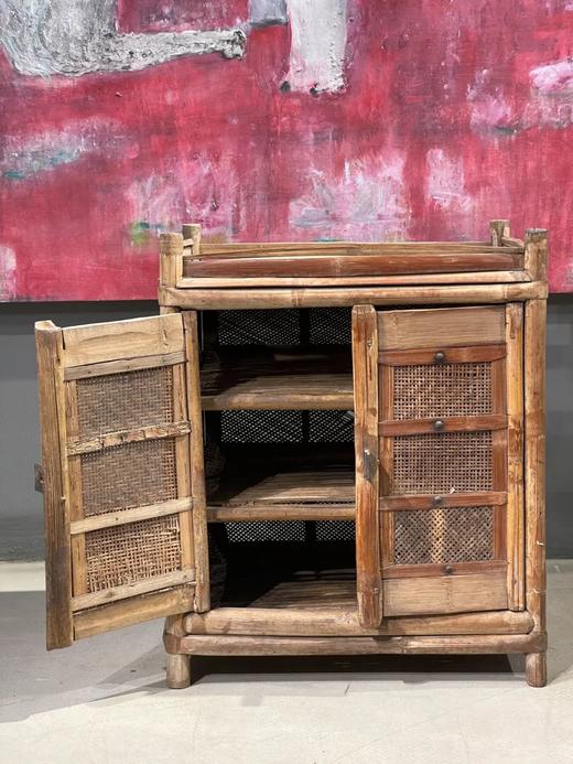 竹编茶叶储存橱柜，顺丰包邮 商品图1