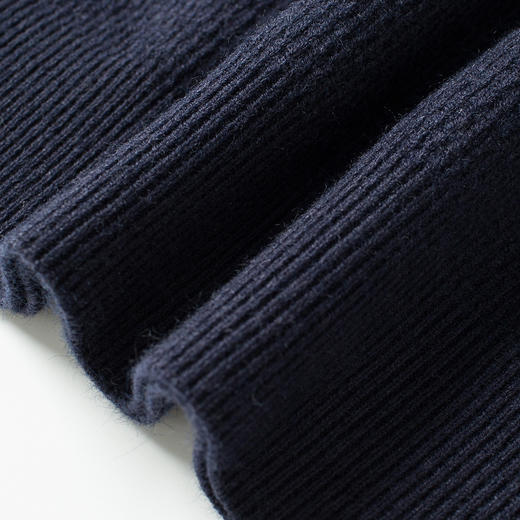 罗蒙秋冬时尚撞色男士毛衣舒适透气柔软毛衣男休闲潮流百搭基础针织衫男 商品图6