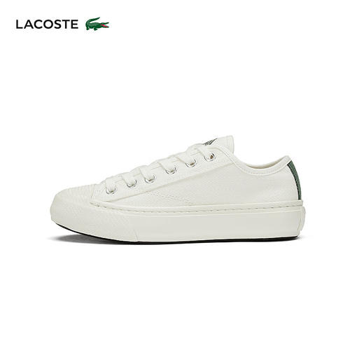 Lacoste国鳄鱼女鞋新款时尚纯色帆布鞋休闲鞋47CFA0007 商品图0